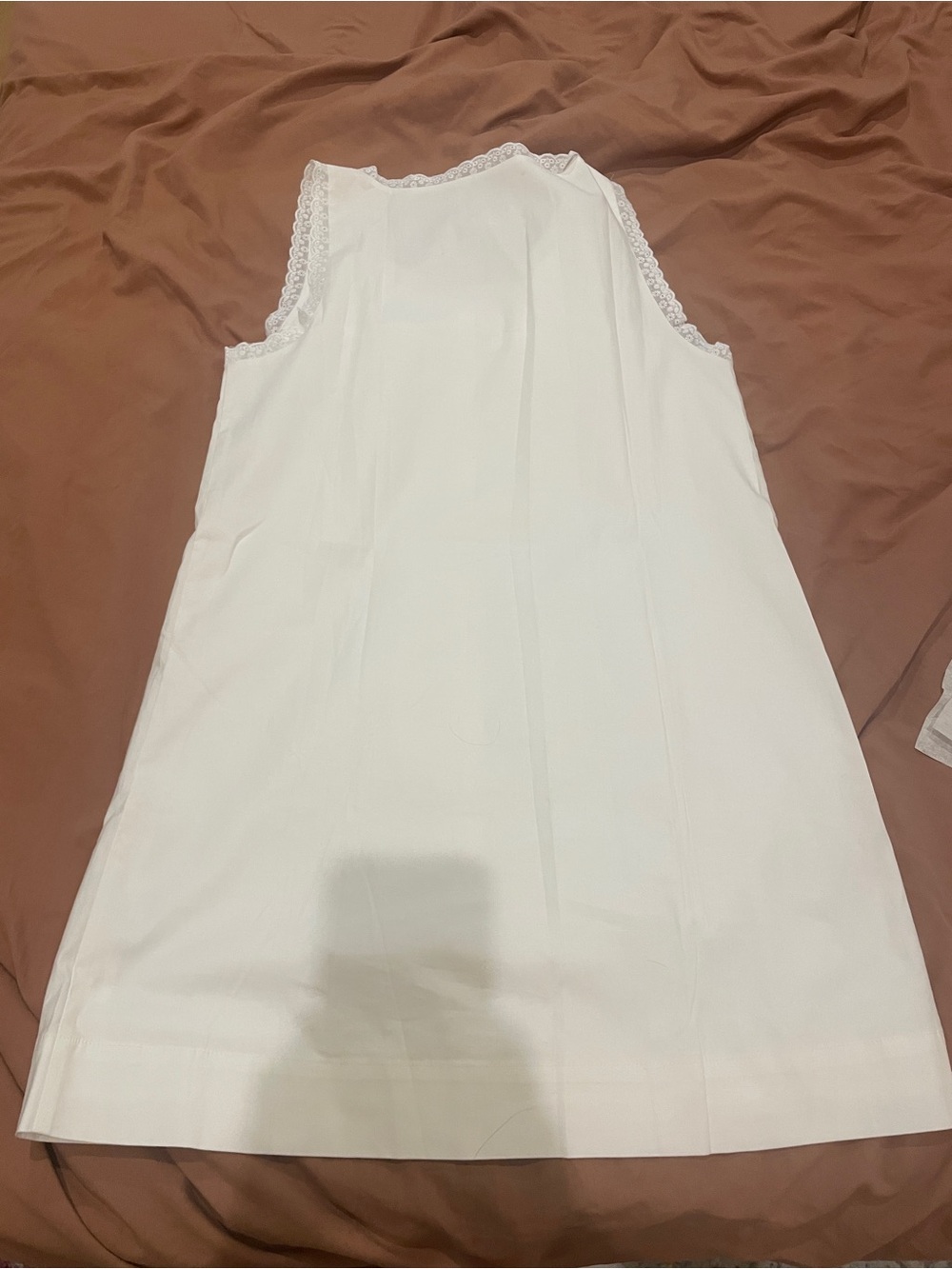 Reformation White Sleeveless Button-Front Mini Dress - Picture 6 of 6